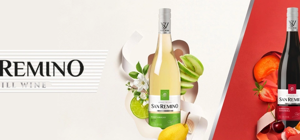 Дебют бренда SAN REMINO в категории «Тихие Вина» с двумя изысканными вкусами!